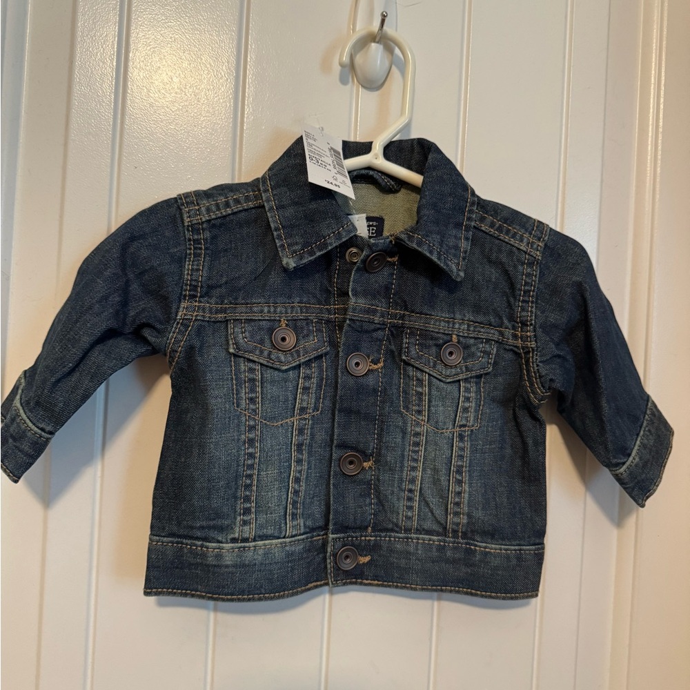 NWT The Children's Place Trucker Style Denim Jacket for Toddler or Baby
